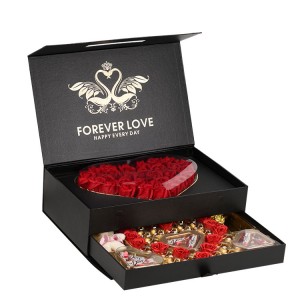 Lúkse Chocolate Rigid Gift Box foar Falentynsdei
