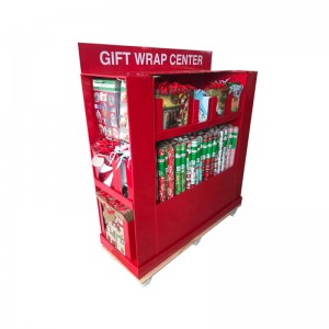 Gift Wrap Center Dump bins Display para sa Party Products Collection