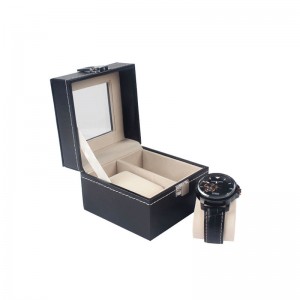 Луксузна кутија за сат на врућој продаји са сетом јастука и чистим прозором