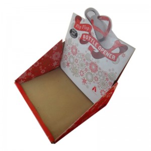 Creative Flip Flop Shape Flaskeåpner PDQ Box Ready Emballasje