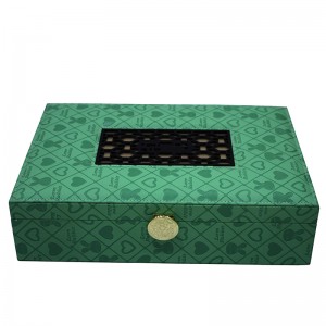Taas nga kalidad nga 2pcs Pack Woodboard Perfume Present Packaging Box para sa mga Mahigugmaon