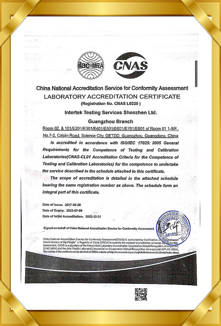 Certifiering - CNAS