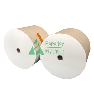 Sumber Pabrik Harga Grosir Disposable pe coated cup kertas roll bahan baku cangkir kertas ti Cina