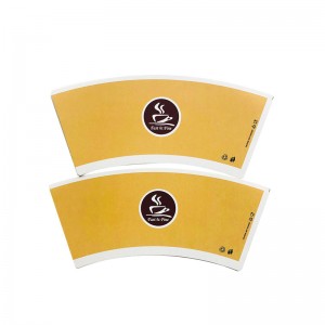 Ambongadiny Eco Friendly Waterpoof PE Coating Paper Cup Fan