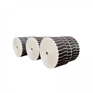 La fuente de la fábrica modificó el rollo de los ventiladores de la taza para requisitos particulares de 1-6 colores para la taza de papel revestida disponible del PE