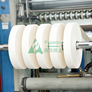 कारखाना थोक मूल्य वाटरप्रूफ पीई लेपित कागज कप कच्चा माल कागज कप तलको लागि कागज रोल