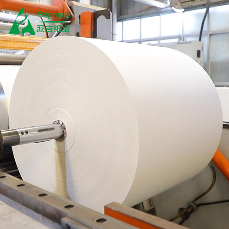 Pabrik borongan Piala Disposable Stock Tunggal / Ganda pe coated Paper Piala Paper Roll Produsén