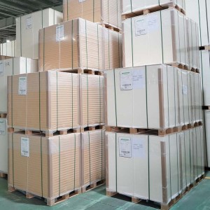 Presyo ng pabrika Sun ivory paper sheet 300gsm 400g c1s ivory board / fbb / folding box board