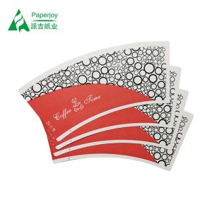 စိတ်ကြိုက် Flexo ပုံနှိပ်ခြင်း Cupstock စက္ကူခွက်ကုန်ကြမ်း PE Coated Paper Cup ပန်ကာ