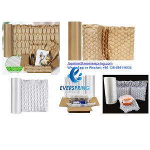 Paper Inflated bubble wrap pouch making machine