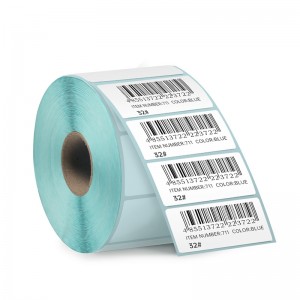 Etiqueta de remessa de código de barras para impressora à prova d'água direta Etiqueta térmica