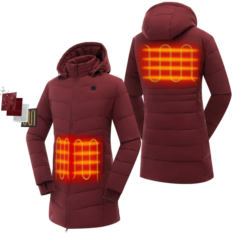 2024 NEW COLORS WOMEN’S HEATED PUFFER PARKA JACKET
