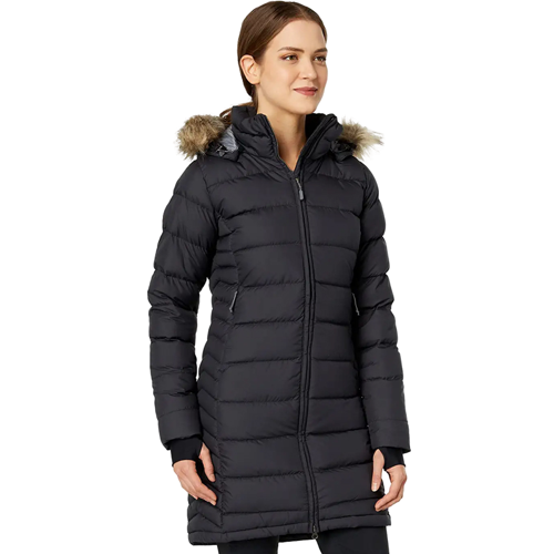Long Winter Warm Jacket Outerwear Coat Street wear Recycled Womens Parka With Fur Hood