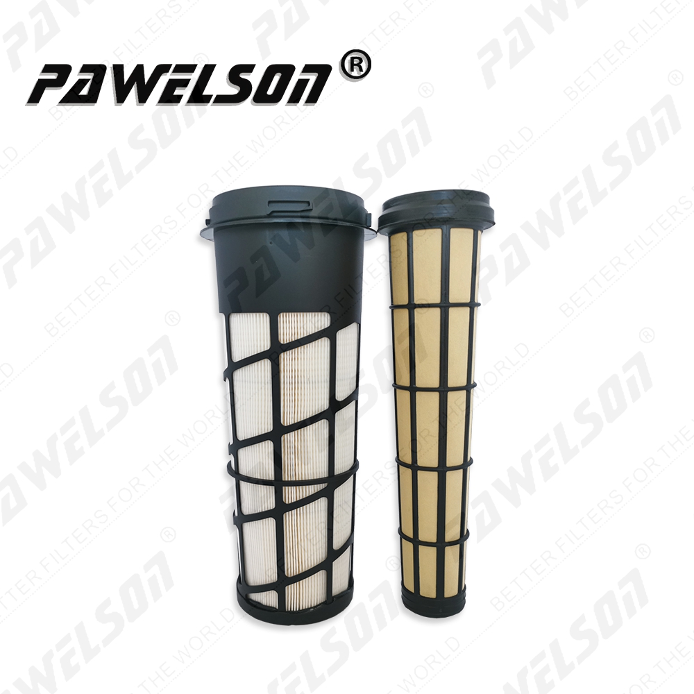 SK-1377AB Air filter kit P611859 P602423 AF4268 P602427 AF4260 CF8002 apply to Kobelco excavator and air compressors