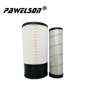 Air Filter Exporters Companies –  SK-1209-1AB China XCMG excavator air filter element 800155718 240100179817 11K921310 11822829 60C1561 P627763 P628203 – Qiangsheng