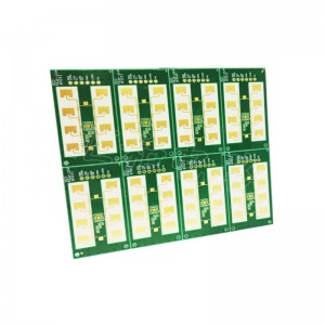 PCB de alta frecuencia de laminación mixta ENIG FR4+RO4350 de 4 capas