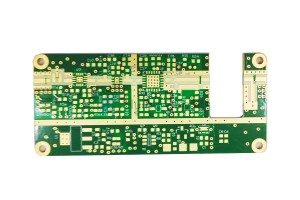 PCB لمینیت مخلوط 4 لایه ENIG FR4+R04350