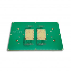 Borad de circuitos de doble cara del tablero PCB FR4 TG150 con oro duro 3u” y fregadero/agujero contador