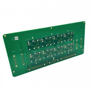3.2 မီလီမီတာ ဘုတ်အထူနှင့် Counter Sink Hole ပါရှိသော Hard Gold PCB Board 6 အလွှာ