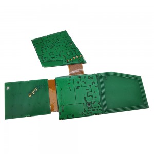 ABIS Rigid-Flex PCB कस्टम सर्किट बोर्ड FR4 र PI संग बनाइएको