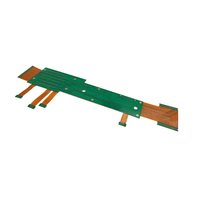 Customizable 6 Layers Rigid-Flex PCB Board ine 3.0oz Copper uye ENIG 2u” Surface Pedzisa Mufananidzo
