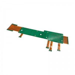 Customizable 6 Layers Rigid-Flex PCB Board ine 3.0oz Mhangura uye ENIG 2u” Surface Pedzisa