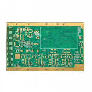 Lachin Multilayer PCB Board 6layers ENIG enprime Circult Board ak ranpli Vias nan IPC Klas 3
