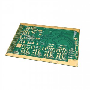 China Multilayer PCB Board 6layers ENIG Stampata Circult Board cù Vias Pieni in IPC Classe 3
