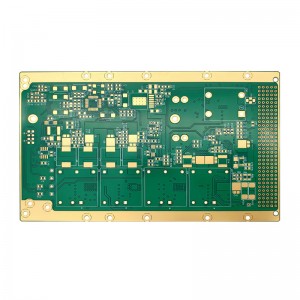 China Multilayer PCB Board 6Layer ENIG Printed Board Circult Board tare da Cikakkun Vias a cikin IPC Class 3