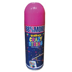 88%more party supplies colorful crazy silly string