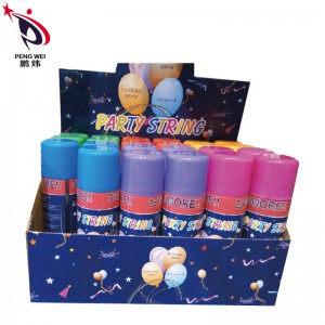 High Quality Wedding Christmas Party Colorful 250ml Silly String Crazy Spray