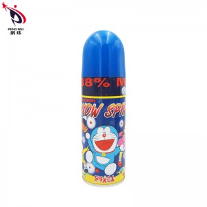 byinshi 250ml bisekeje isabukuru nziza y'amavuko Doraemon urubura spray yo kwizihiza ibirori