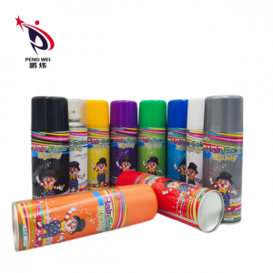 Spray para el cabello para retoque de raíz de color de cabello lavable con cubierta temporal multicolor