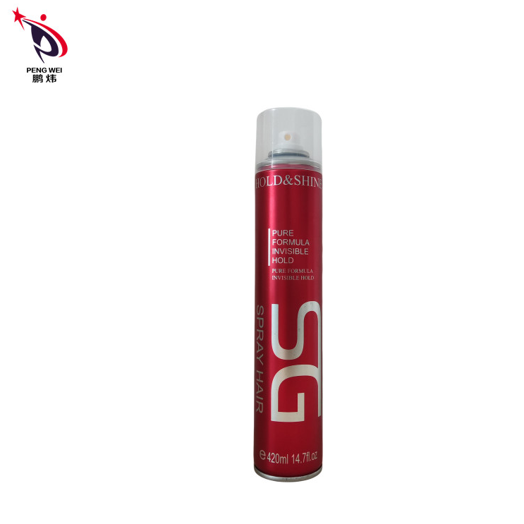 420 ml Private Label Spray per capelli extra forte tenuta asciutta veloce per proteggere l'acconciatura Immagine in primo piano