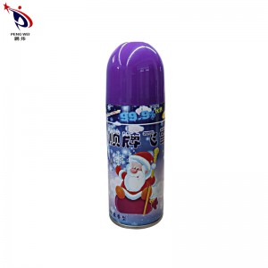 Spray da neve Shunpai in schiuma per feste gioiosa da 250 ml per decorazioni natalizie