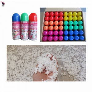 Tillverkad i Kina Jiale Flower Spray Snowflakes Spray 6 olika färger