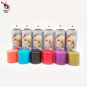 Spray de color temporal per als cabells grisos 6 colors Embalatge assortit Colorant els cabells