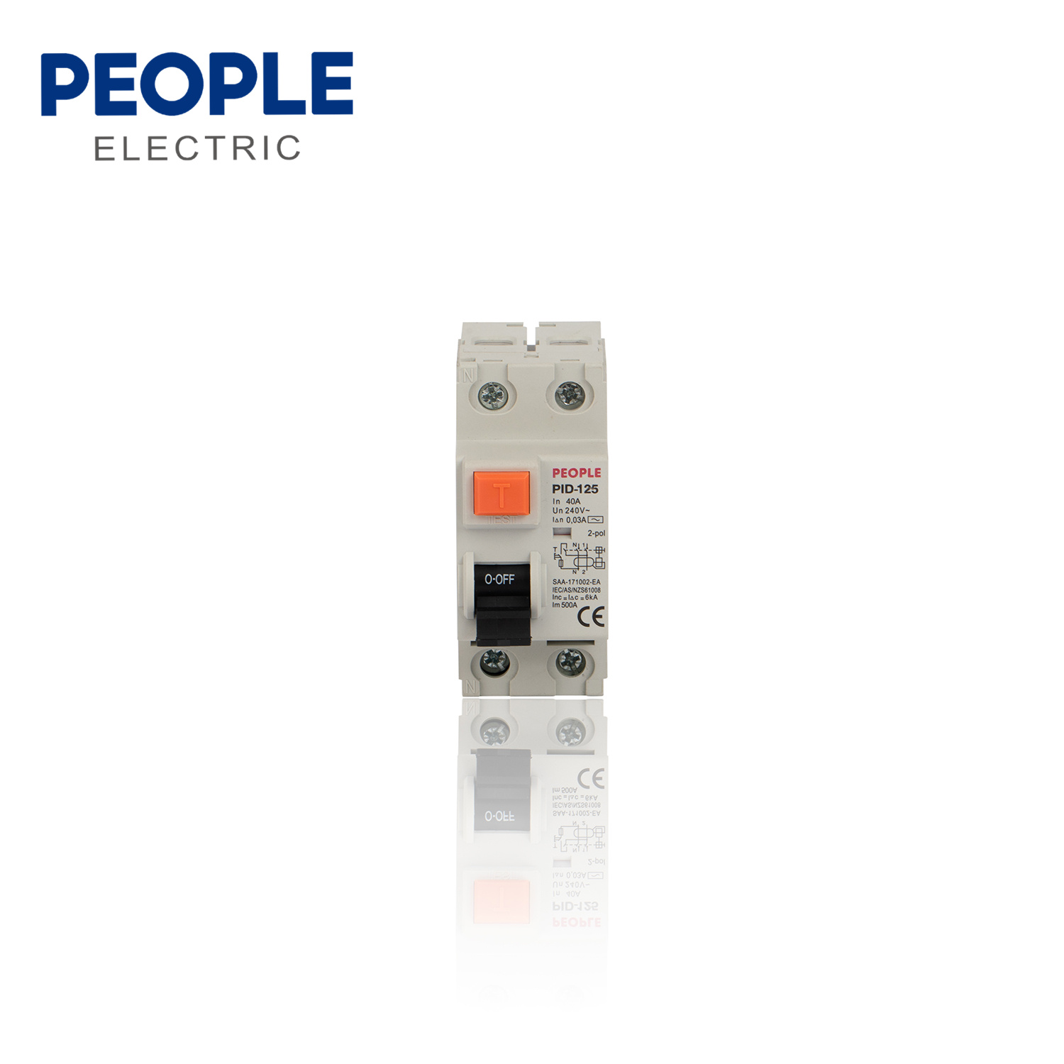 PID-125 Series Residual Current Circuit Breaker —Manual na Uri