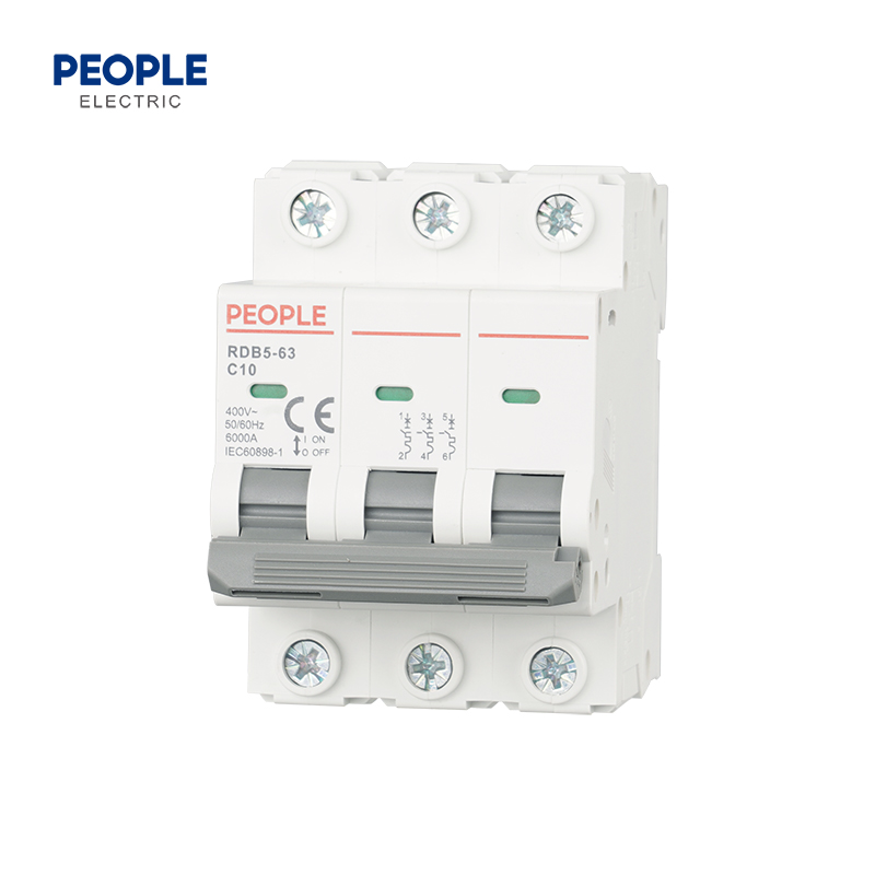 People Brand Miniature Circuit Breaker MCB RDB5-63 1p/2p/3p/4p