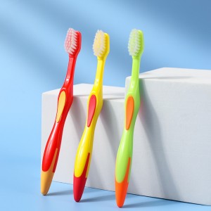 Utu iti mo Haina OEM Big Brush Head Color Spiral Bristle Pakeke Manual Toothbrush