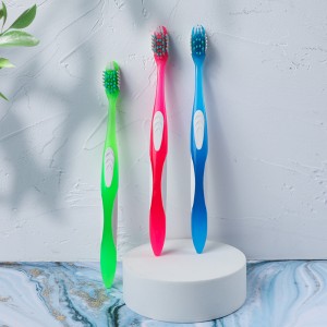 Высакаякасная ручная зубная шчотка для дарослых з шчаціннем Gum Massage