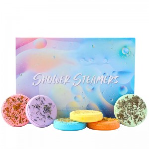 Hege kwaliteit Wholesale Oanpaste Handmade Kleurige Shower Steamers Set