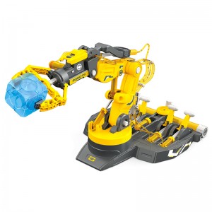 High Quality STEM Kids Edikatif Jwèt Robot Bra idwolik Robotics Mechanical Arm Set