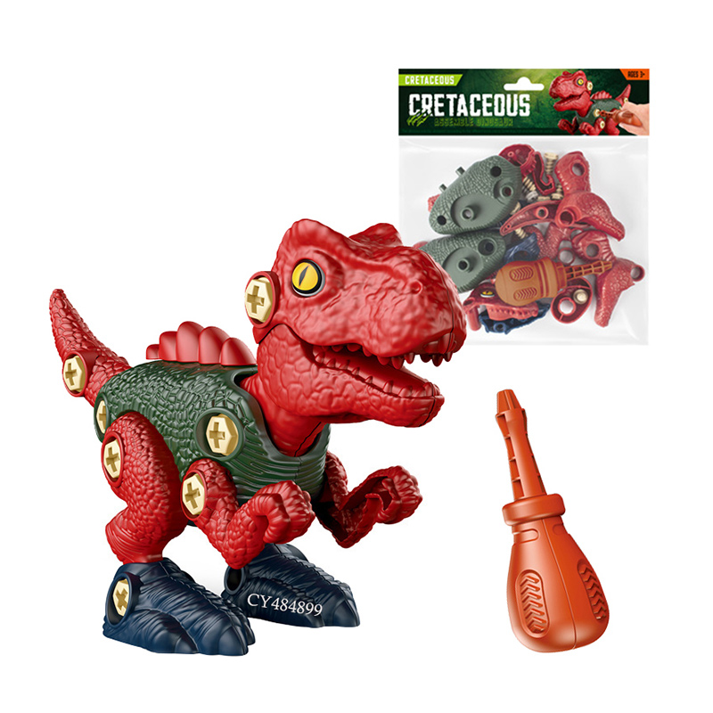 Vars Võtke lahti dinosauruste mänguasjad koos puurimismänguasjade komplektiga