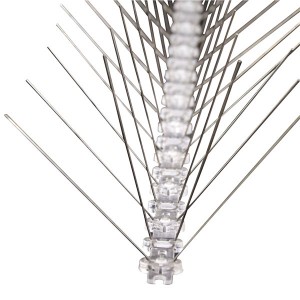 Bird Spikes Pigeon Nails Flexible Stainless Steel Spikes with Plastic Base