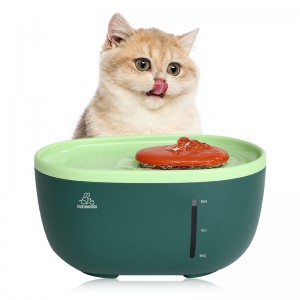 Avocado Green Pet Cat Drinking Watering Fountain