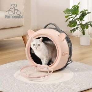 Custom Pet Backpack Oxford Breathable Backpack For Puppies Dogs Cat Cat Carrier Backpack