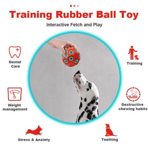 Eco Dog Solid Balls Mini Pet Dog Abun ciye-ciye Yana Kula da Toys
