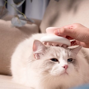 စတော့ခ်တွင် Peine De Gato Puppy Cat Portable Travel Deshedding Groomer Brush Comb for Pet
