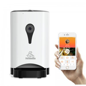 Alimentador automático de mascotas Wifi remoto con cámara HD